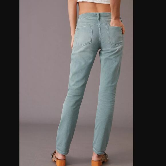 Anthropologie Patches Slim Boyfriend Jeans - New - 27 Waist - Picture 5 of 7